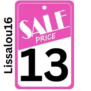 $13 Unlisted Item. Thank You For Your Purchase!